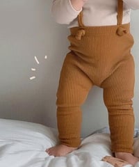 【kids】調節可能リブパンツ(2color・2size)