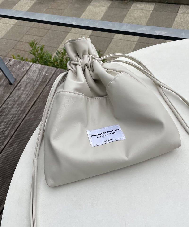 新品 巾着 SMALL ヒューマンメイド DRAWSTRING BAG バッグ 巾着ミニショルダーバッグ | COPINE