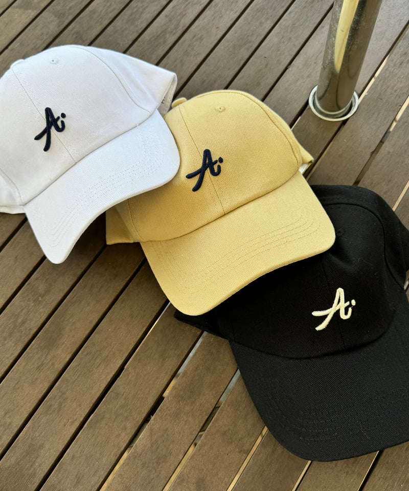 Aooo Aooo刺繍ロゴキャップ 帽子 umbro（アンブロ） キャップ 帽子 × Aooo 6パネル ロゴキャップ メンズ