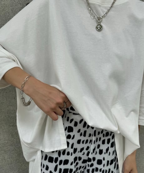 リングモチーフチェーンブレスレット
