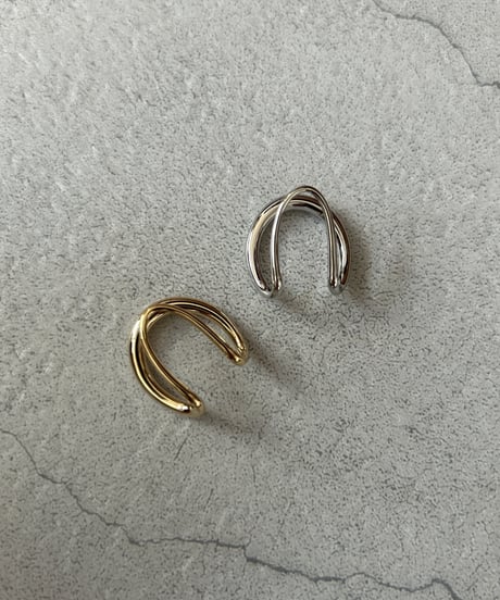 OVAL LINE EARCUFF(2color)