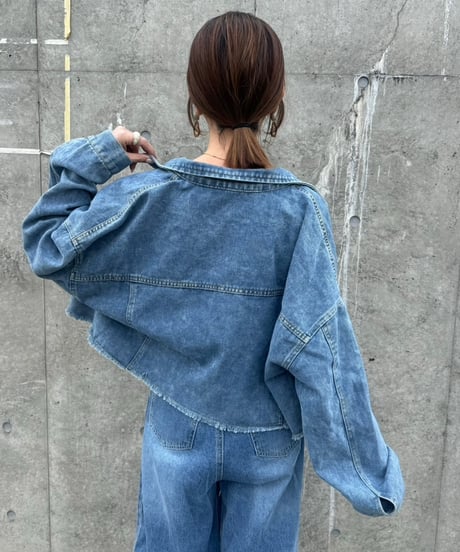 カットオフデニムショートジャケット