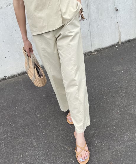 リネンライクパンツ