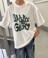 レタリングTシャツ(ホワイト)