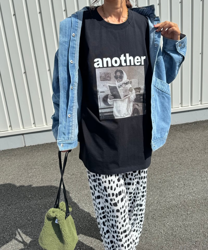 フォトプリントTシャツ(ブラック) | COPINE