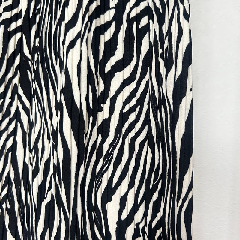 ゼブラ柄プリーツスカート | COPINE