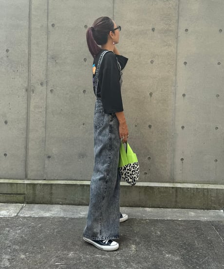 デニムワイドオーバーオール