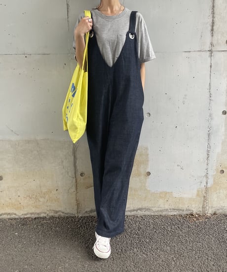 シンプルロングTシャツ(グレー）