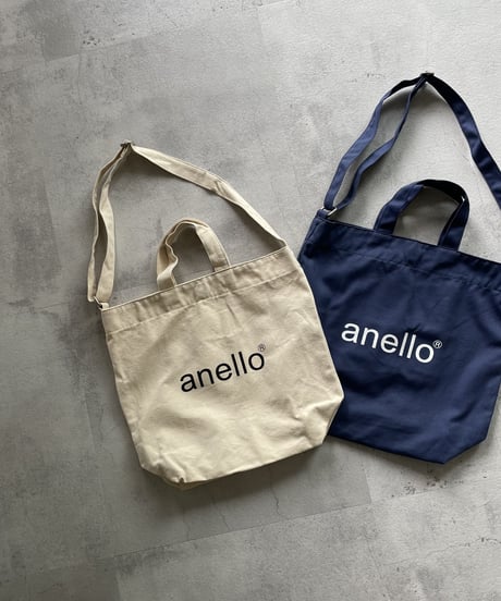 anelloコットンキャンバス 2WAYバッグ(2color)