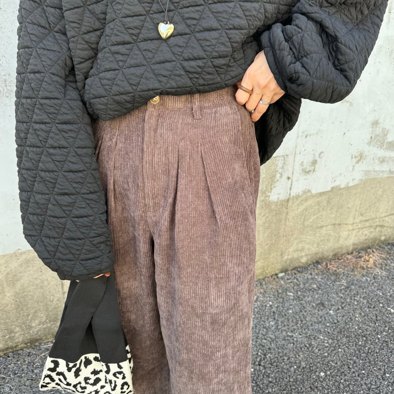ハイウエストコーデュロイパンツ | COPINE ハイウエストコーデュロイパンツ | COPINE