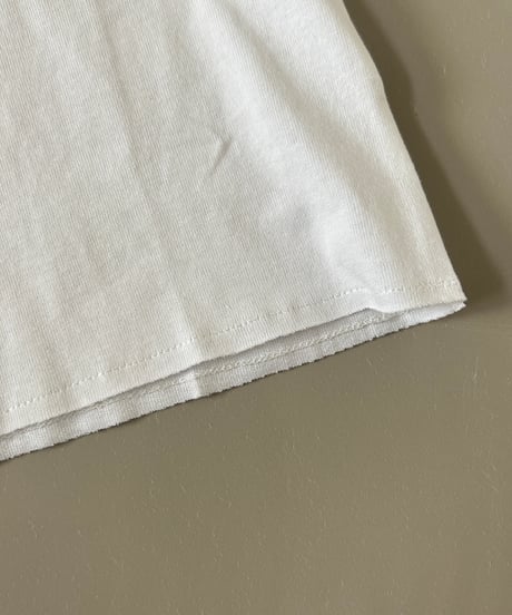シンプルショート丈Tシャツ(ホワイト)