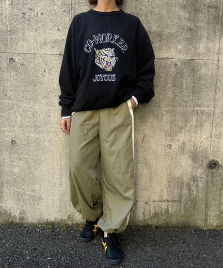 サイドラインパンツ(カーキ)
