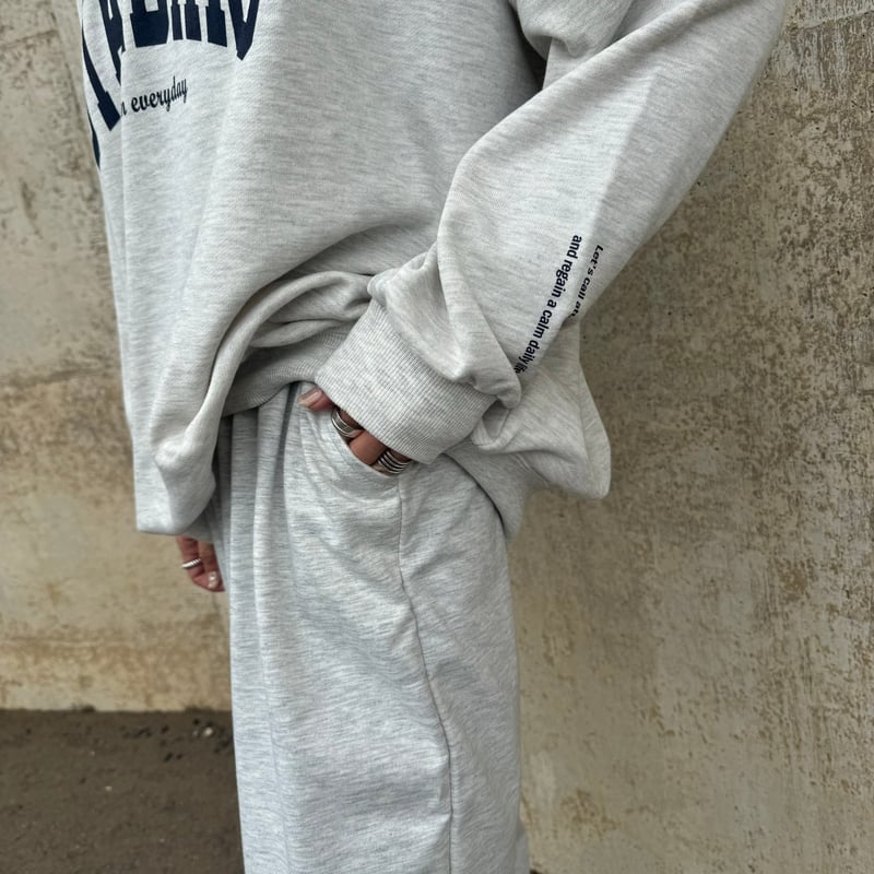 ゆるスウェットパンツ(ライトグレー) | COPINE