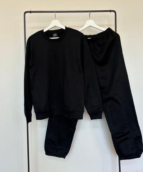 裏起毛スウェットセットアップ(ブラック)