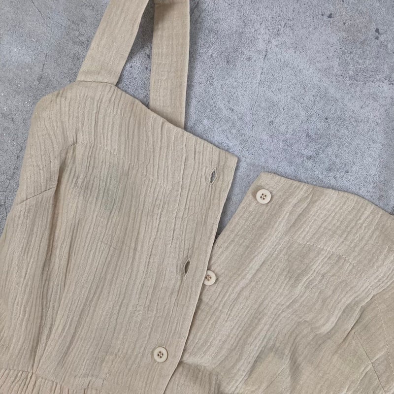 Unikko キャミロングワンピース セール】【MLB】サイドオープンキャミロングワンピース