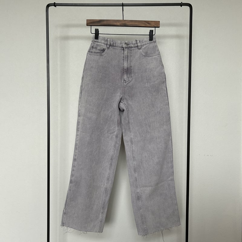 カットオフストレートデニムパンツ(ライトパープル/2size) | COPINE