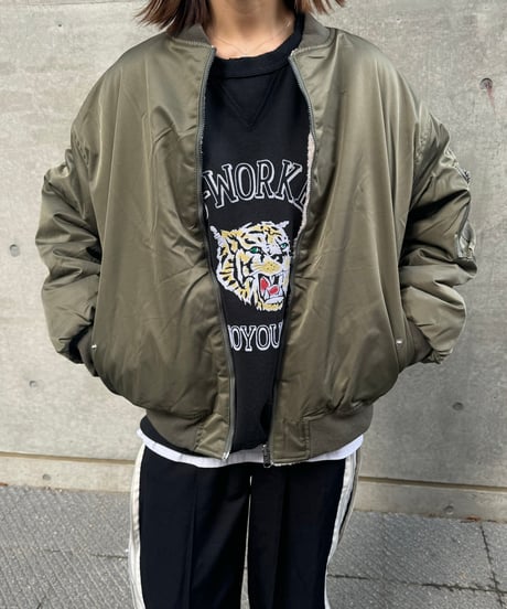 ボア×MA1リバーシブルブルゾン