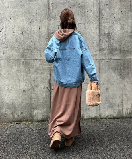 パーカーロングワンピース