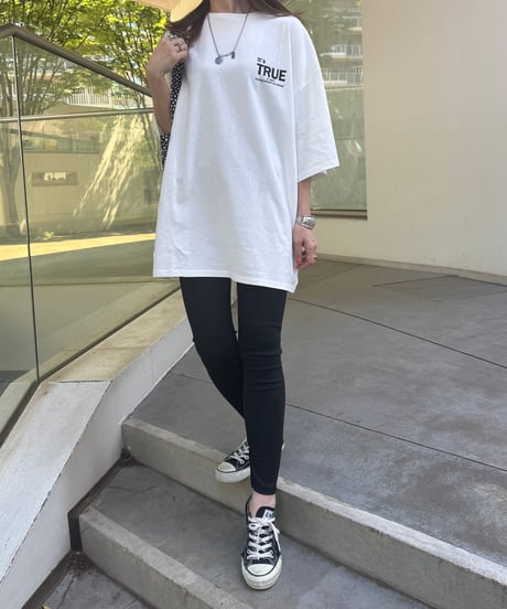 バックプリントビッグtシャツ (ホワイト)