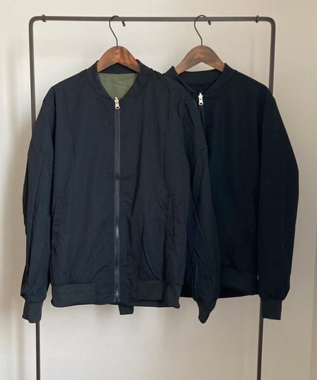 【men's/lady’s】ユニセックス！リバーシブルニコちゃんMA–1(2color/5size)