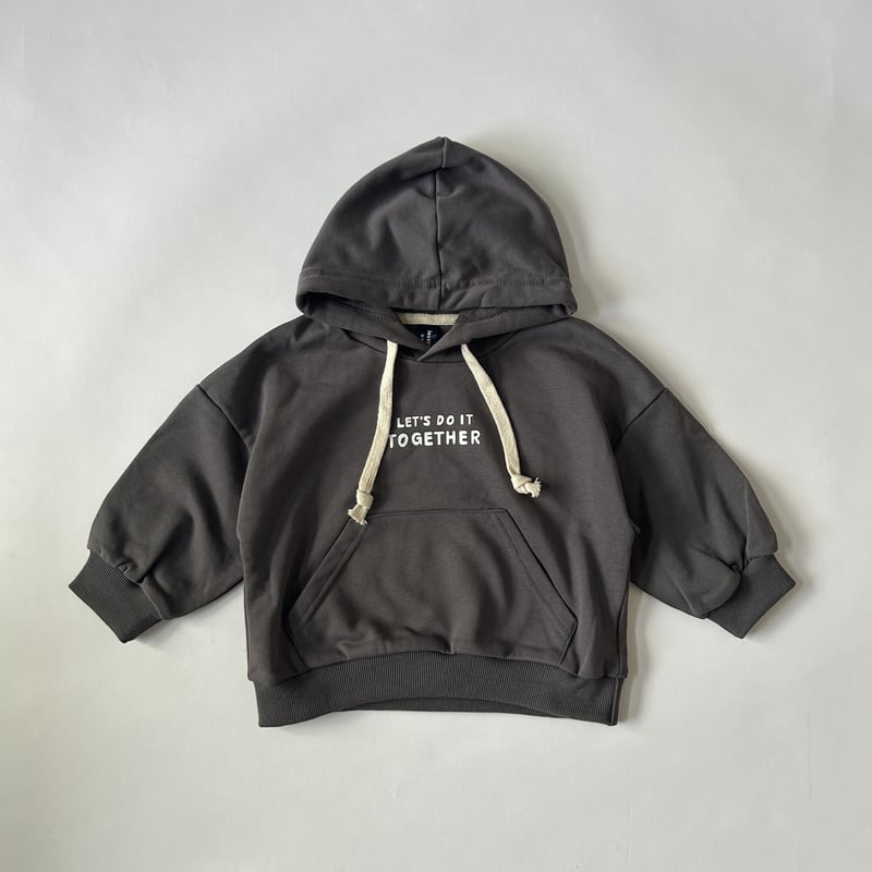 kids】くすみカラーロゴスウェットパーカー(3color・2size) | COPINE kids】くすみカラーロゴスウェットパーカー(3color・2size) | COPINE