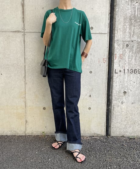 フレンチロゴTシャツ(グリーン）