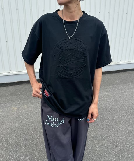 エンボスTシャツ(ブラック)
