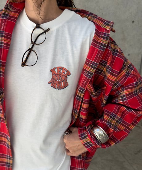 ビッグシルエットチェック柄シャツ