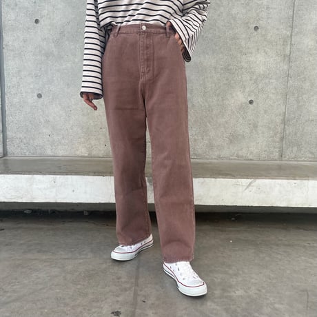 バックレースアップデニム