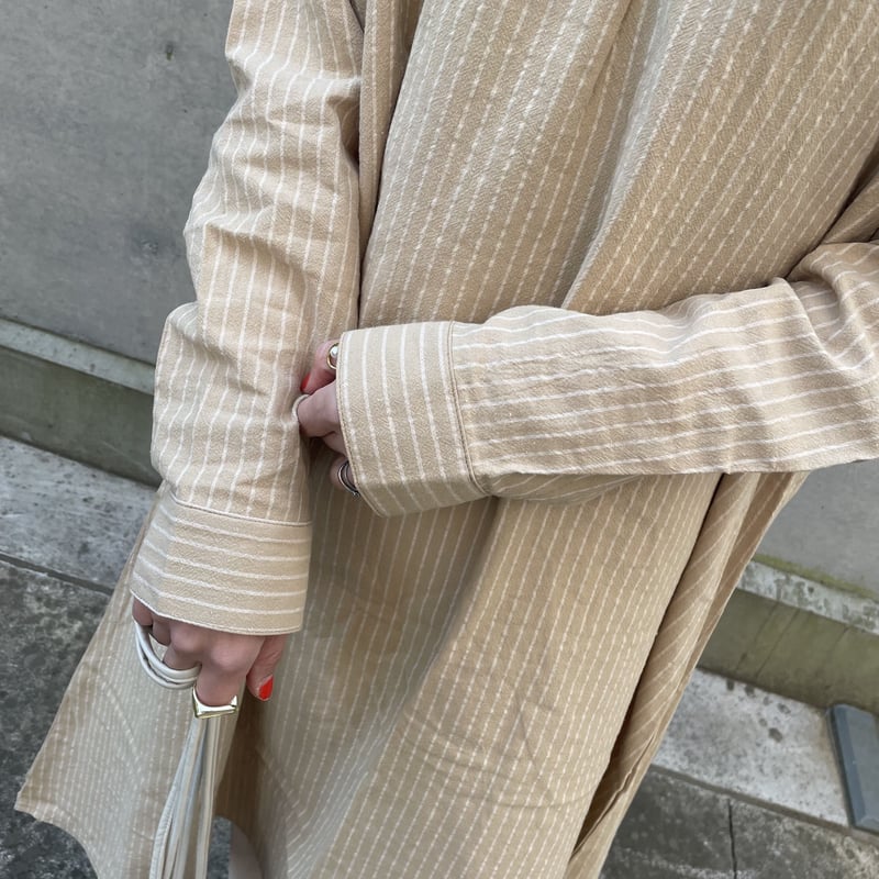 ストライプシャツワンピース | COPINE