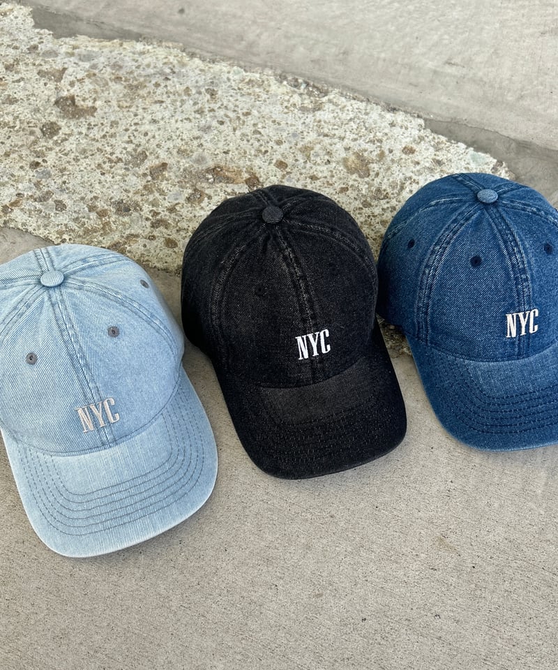 NYC刺繍デニムキャップ(3color) | COPINE