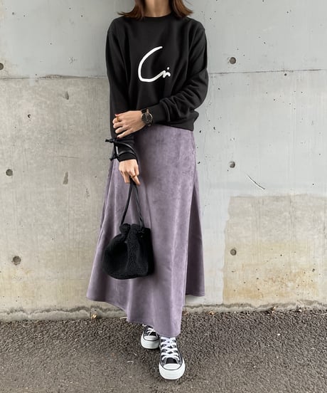 シンプルロングスカート(2color)