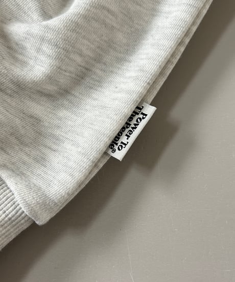 フロントバックTIGER刺繍スウェット(キナリ)