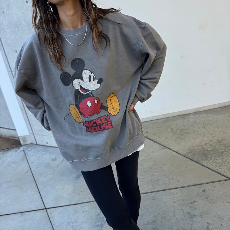 ミッキーマウススウェット(チャコール) | COPINE