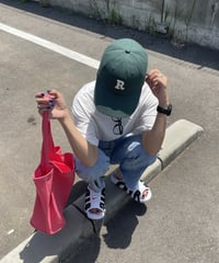 ロゴキャップ型自転車用ヘルメット(グリーン)
