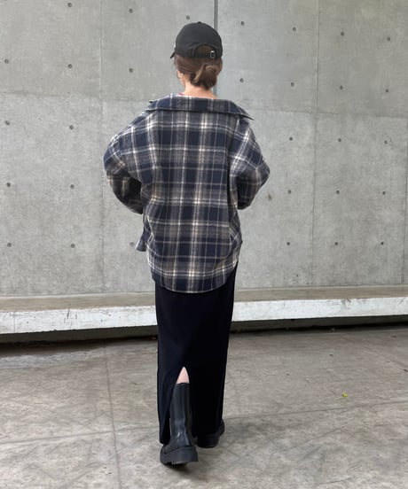 ラメニットロングスカート