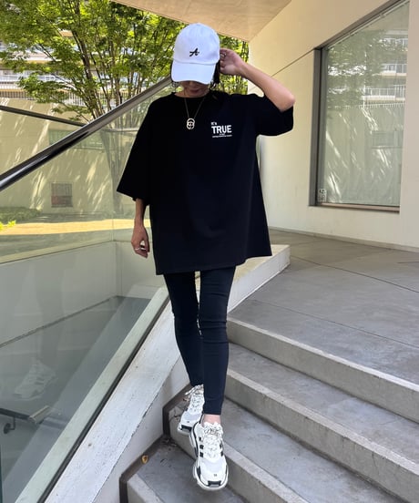 バックプリントビッグtシャツ (ブラック)