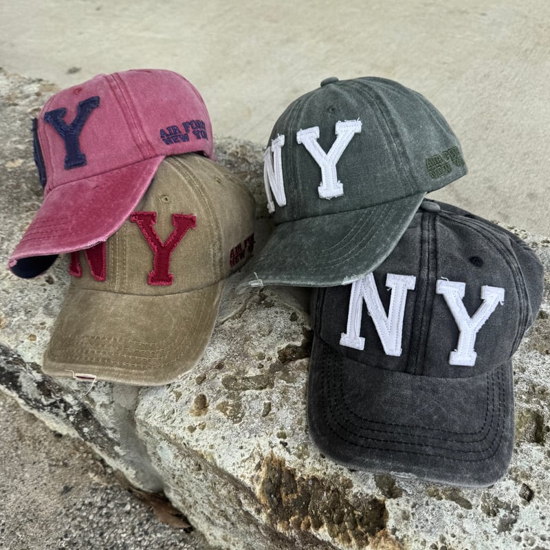 NY刺繍ダメージキャップ(4color) | COPINE