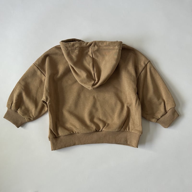 kids】くすみカラーロゴスウェットパーカー(3color・2size) | COPINE