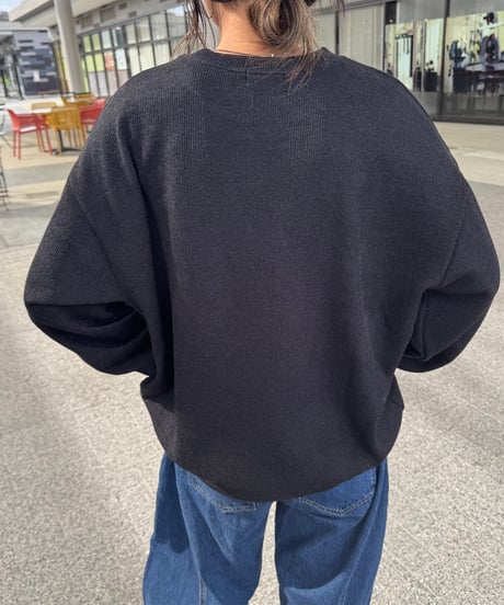 ハートレタリングニットソー