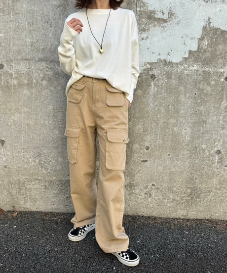 ハイウエストカーゴパンツ(2size)