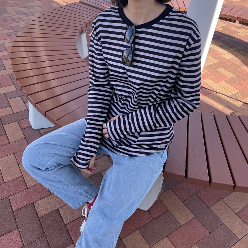 サムホールボーダーロンT | COPINE