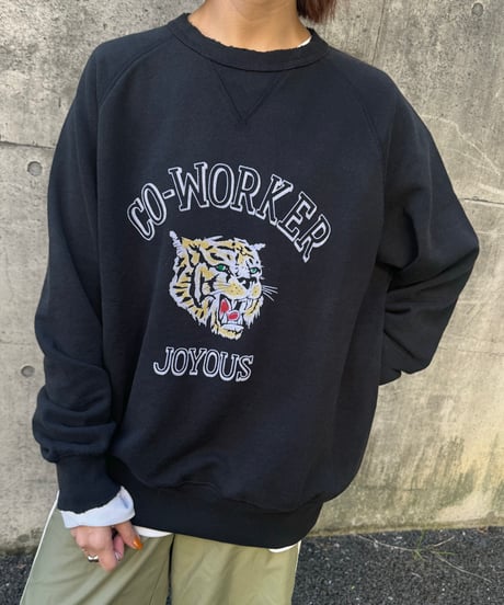 フロントバックTIGERフロッキースウェット