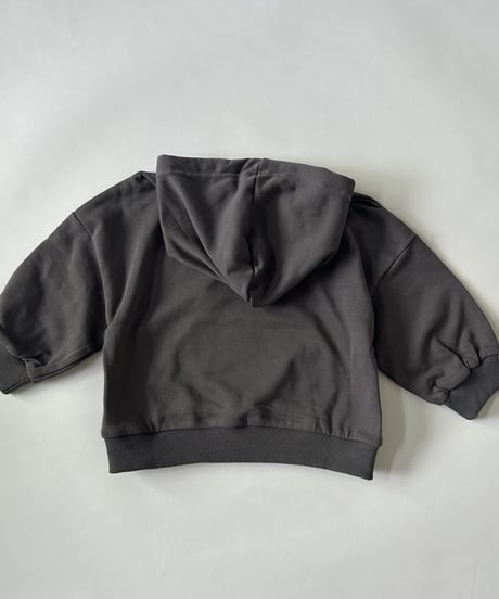 【kids】くすみカラーロゴスウェットパーカー(3color・2size)