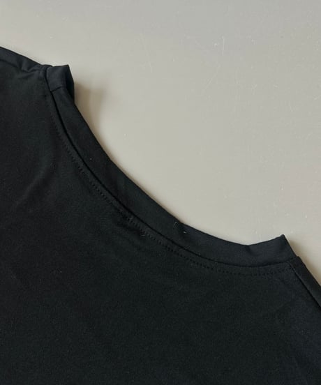 フロントロゴプリントTシャツ(ブラック)