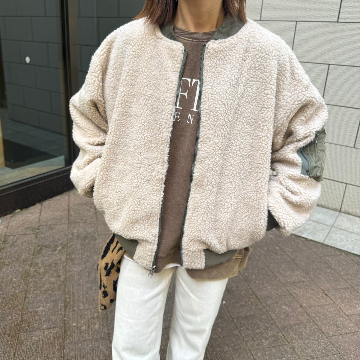 ボア×MA1リバーシブルブルゾン | COPINE ボア×MA1リバーシブルブルゾン | COPINE