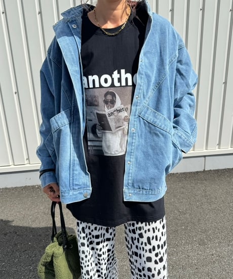 フォトプリントTシャツ(ブラック)