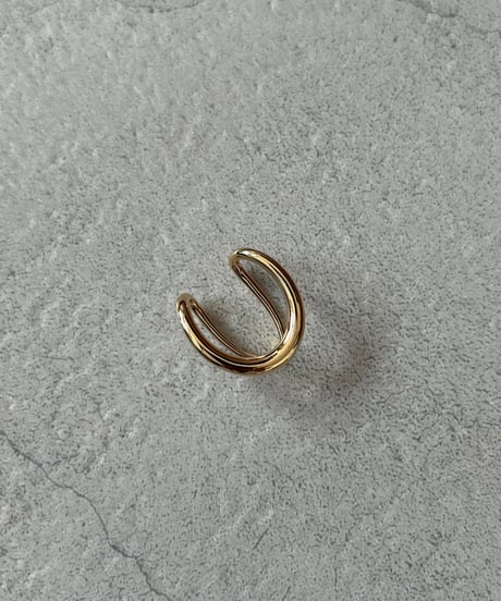 OVAL LINE EARCUFF(2color)