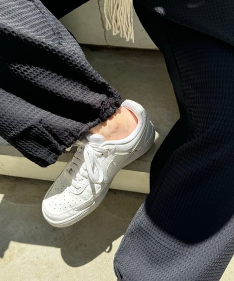 ワッフルパンツ(ブラック)