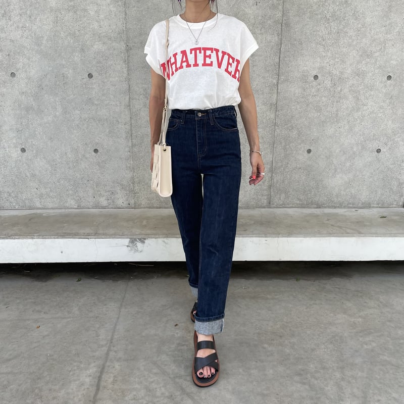 美シルエット!ハイウエストロールアップデニム(3size) | COPINE 美シルエット!ハイウエストロールアップデニム(3size) | COPINE